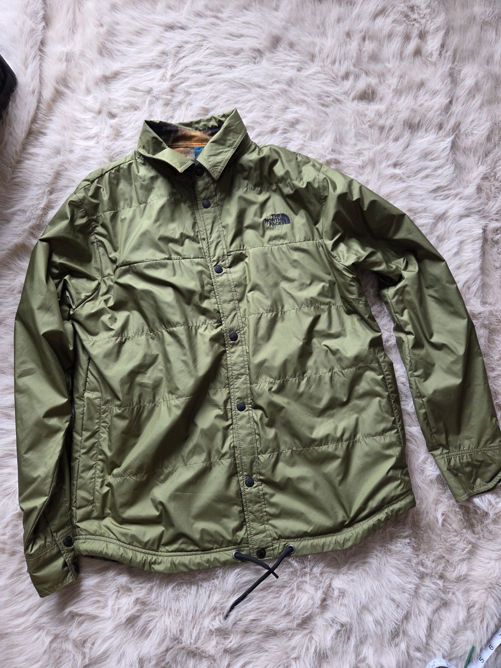 The North Face Men's Olive Green Insulated Coach Jacket